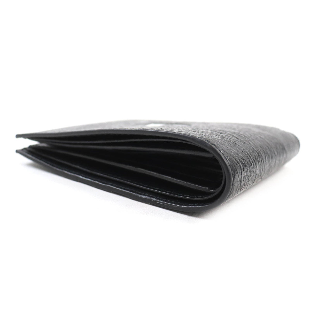 balenciaga Leather Bifold Wallet with Logo