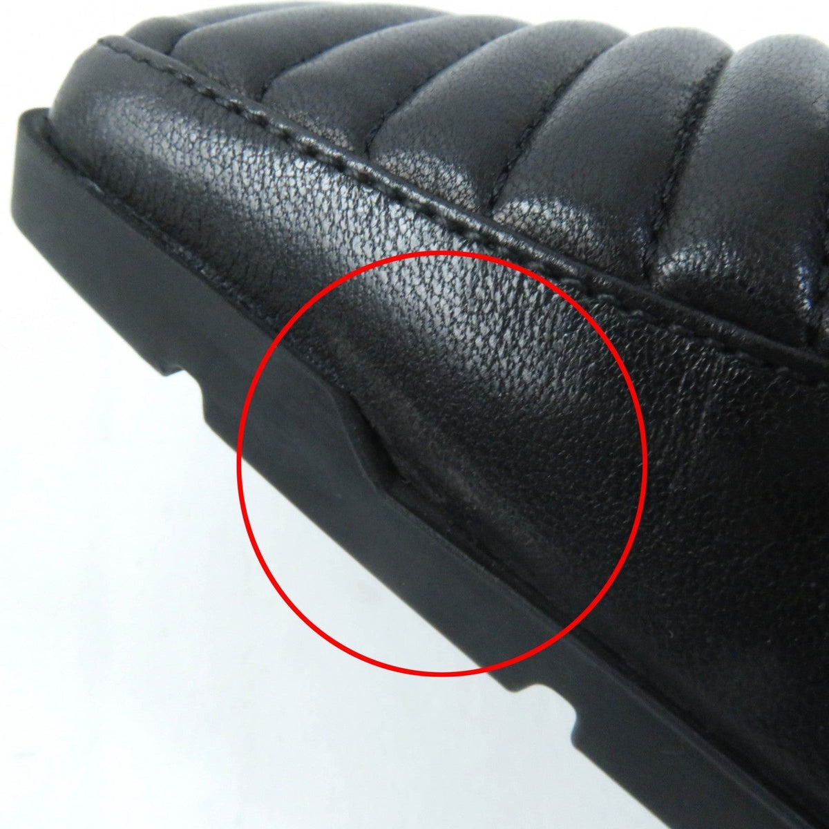 balenciaga Quilted Leather Ankle Boots Black 38