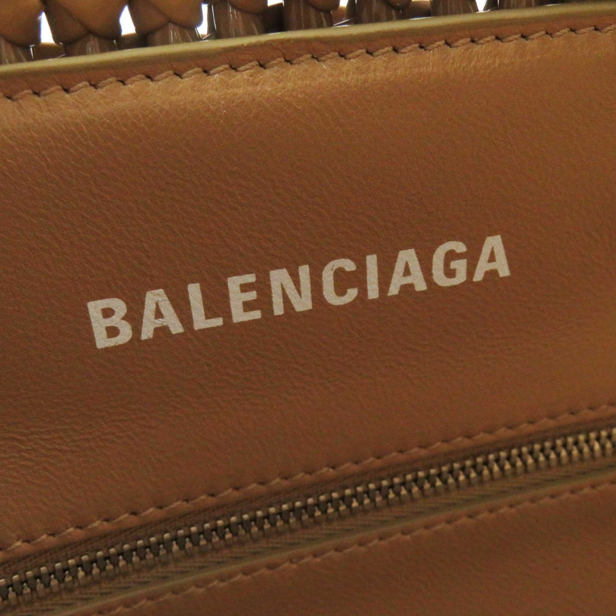 balenciaga Bistro XS 2WAY Basket Bag Beige