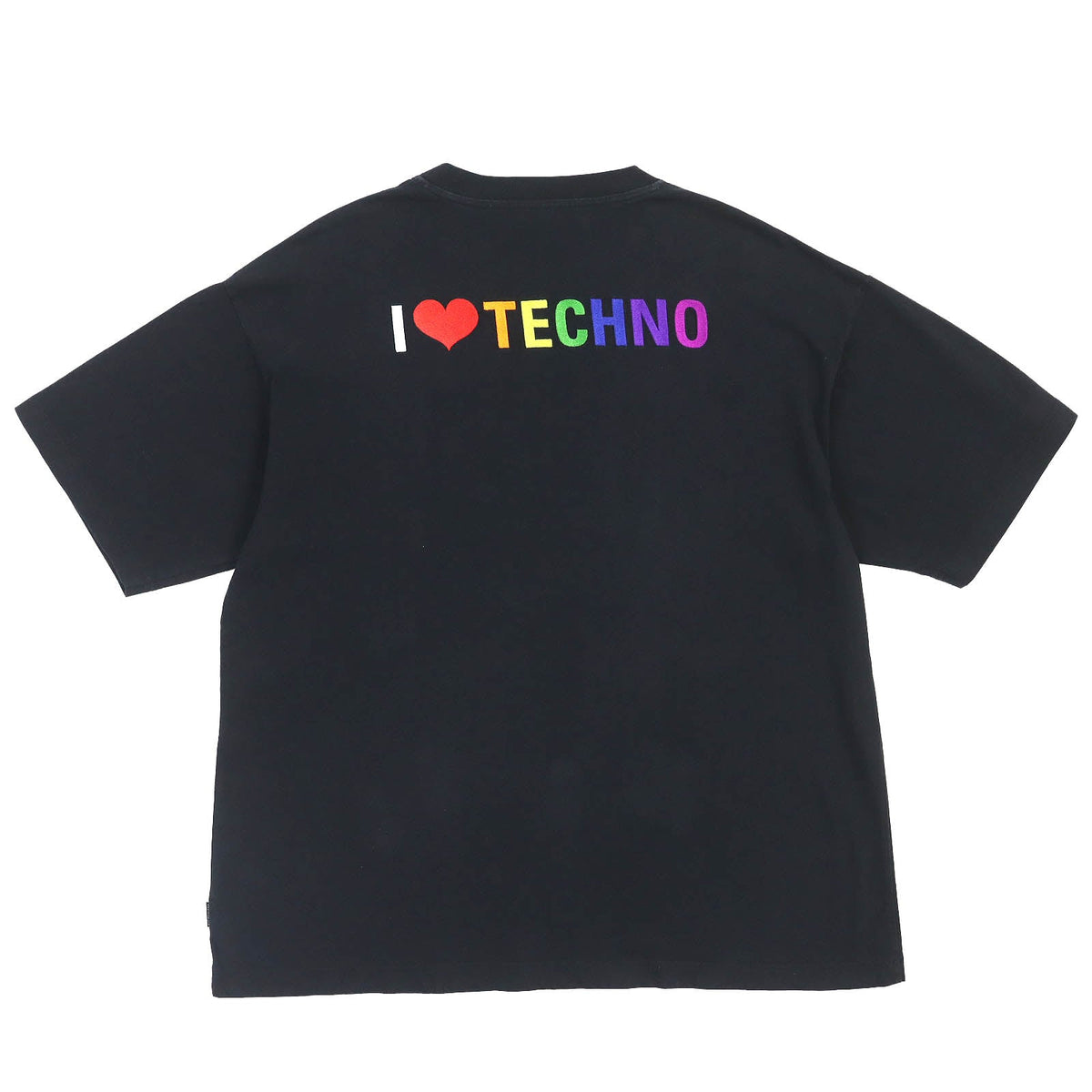 balenciaga I Love Techno Tee T-shirt Black M