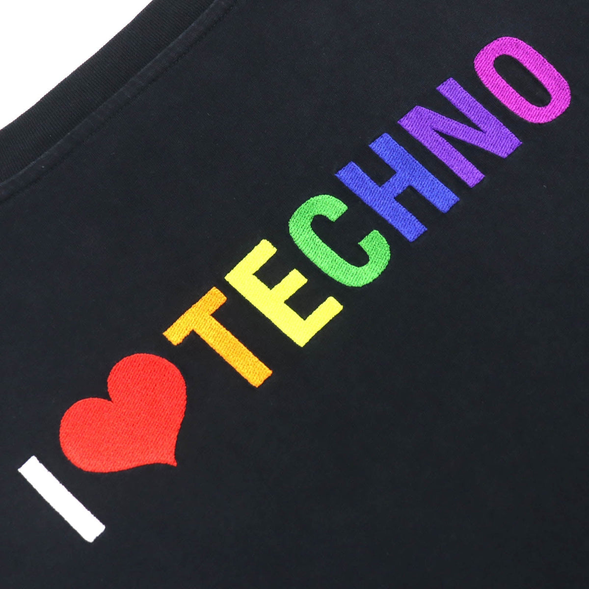 balenciaga I Love Techno Tee T-shirt Black M