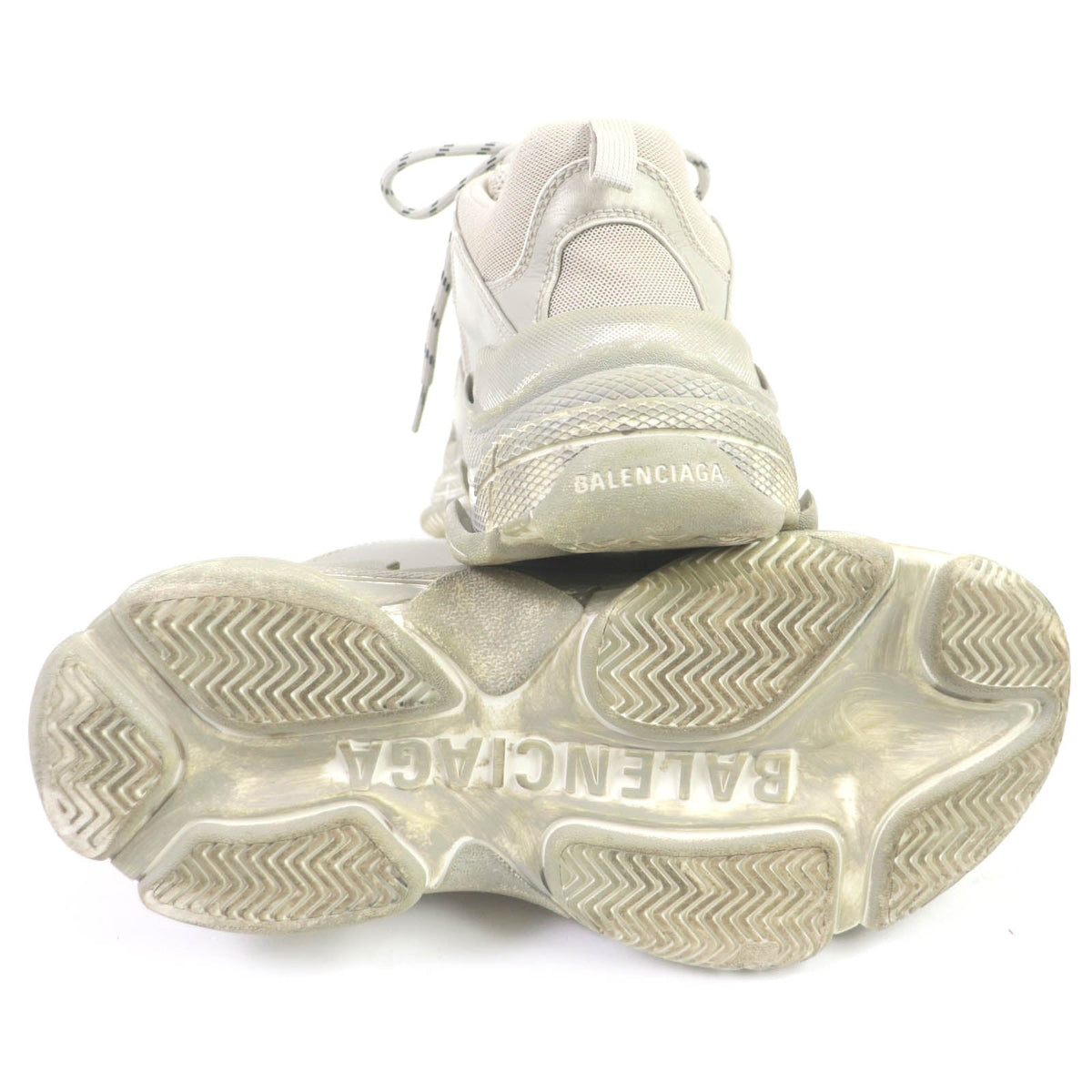 balenciaga Triple S Distressed Dad Shoes