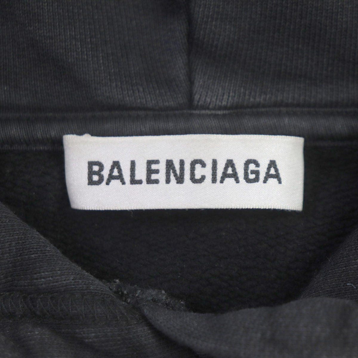 balenciaga Cotton BB Logo Oversized Pullover Hoodie XS
