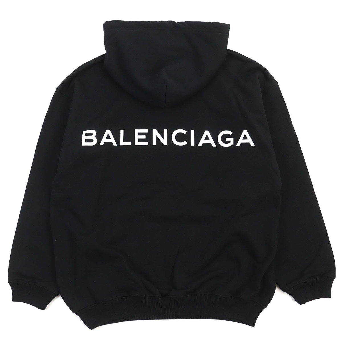 balenciaga Cotton Back Logo Oversized Pullover