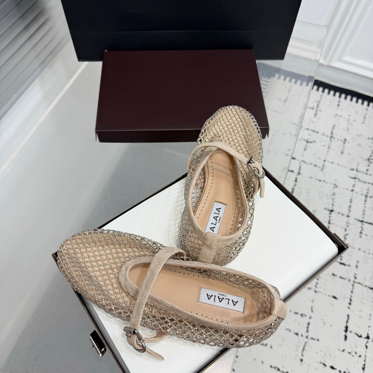 ALAIA BALLET FLATS