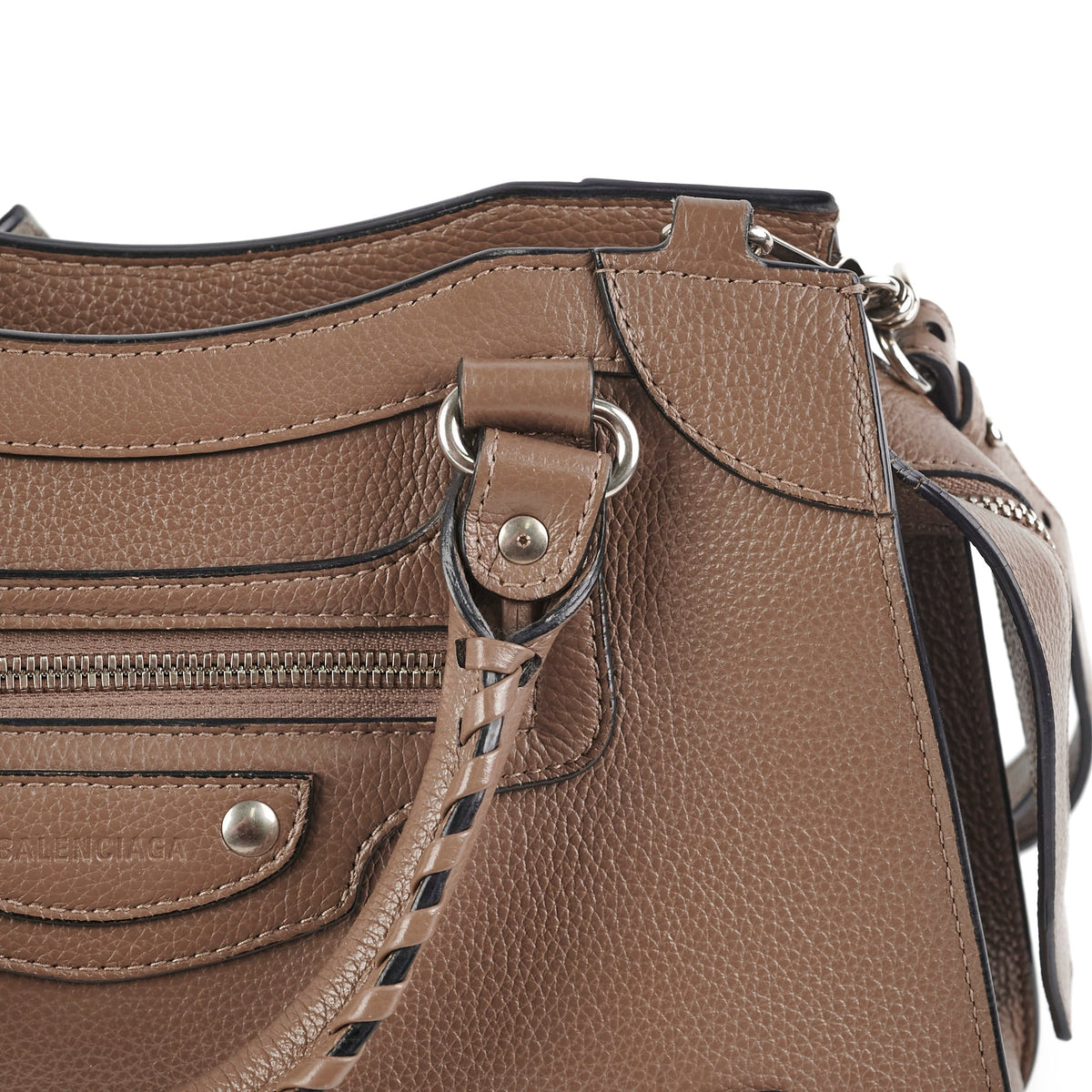 balenciaga Neo Classic Taupe Shoulder Bag