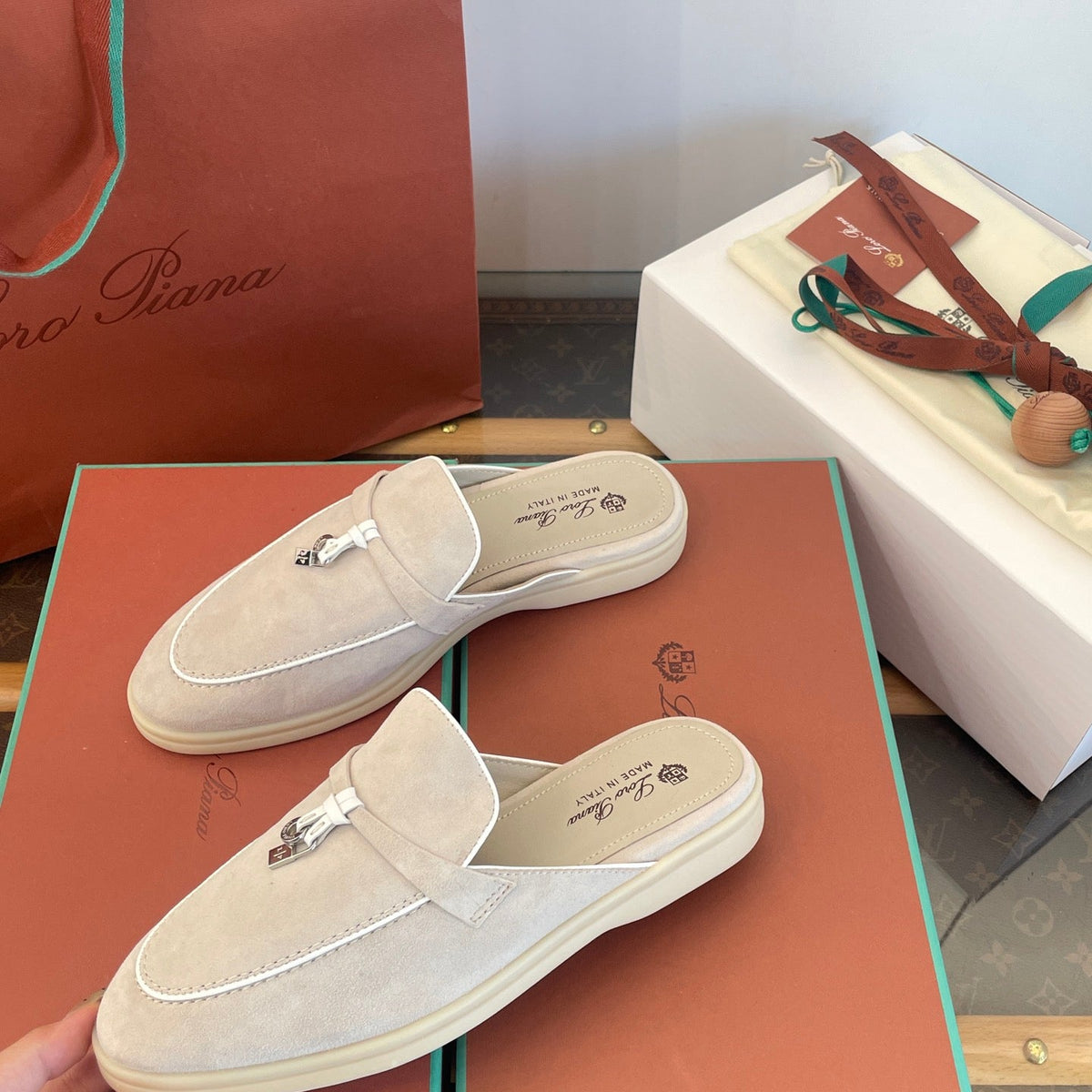 LORO P SUMMER CHARMS LOAFERS
