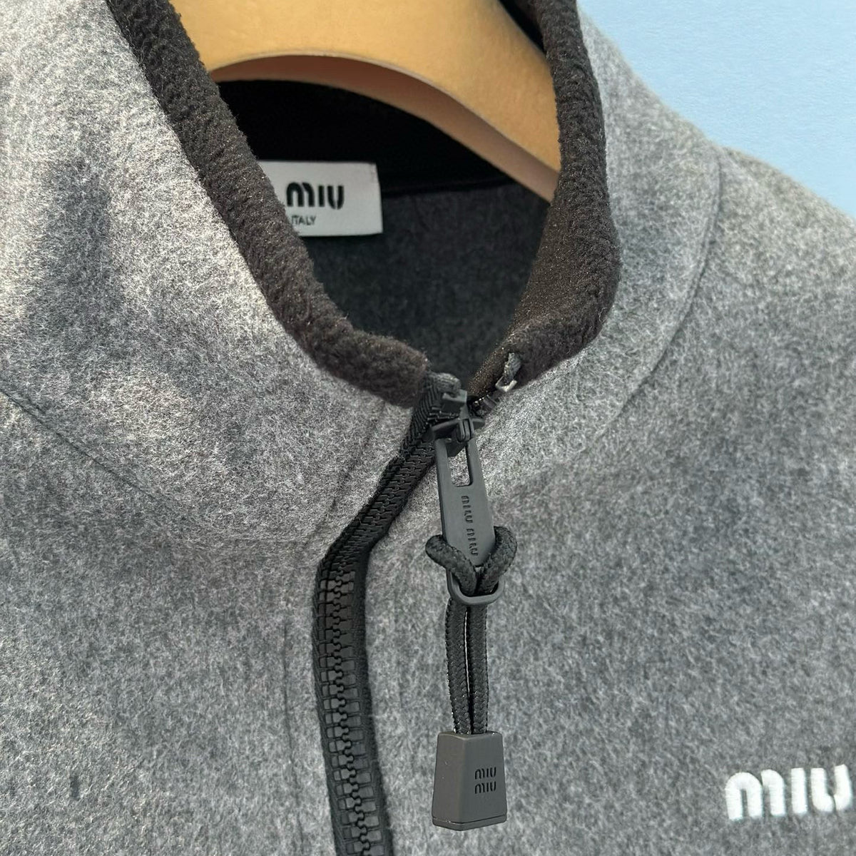 MIU M FLEECE VEST