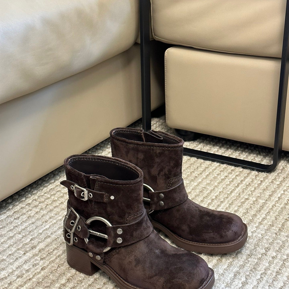 MIU M BOOTS