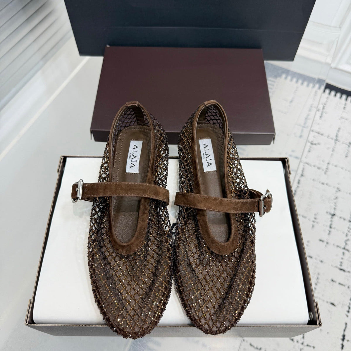 ALAIA BALLET FLATS