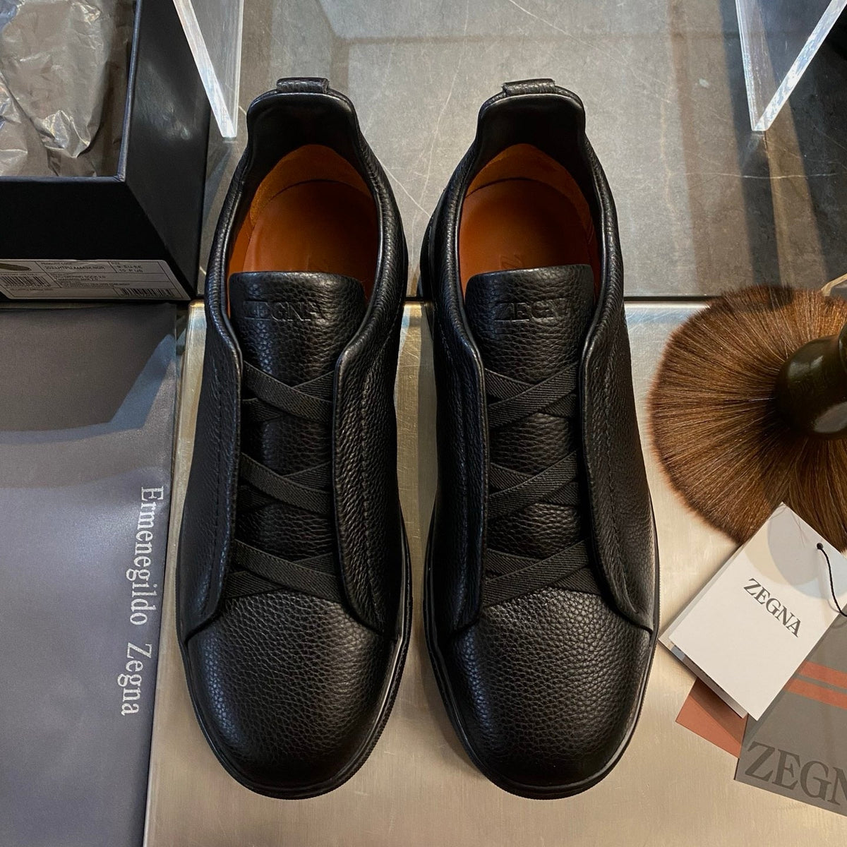ZEGN TRIPLE STITCH SNEAKER