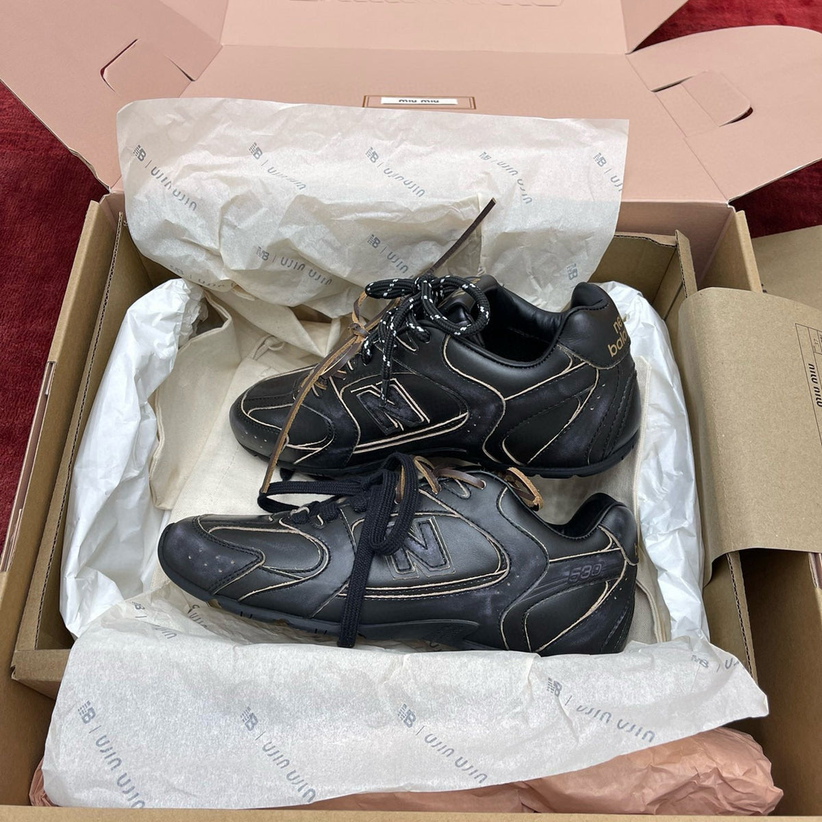 MIU M x NEW BALANCE TRAINERS