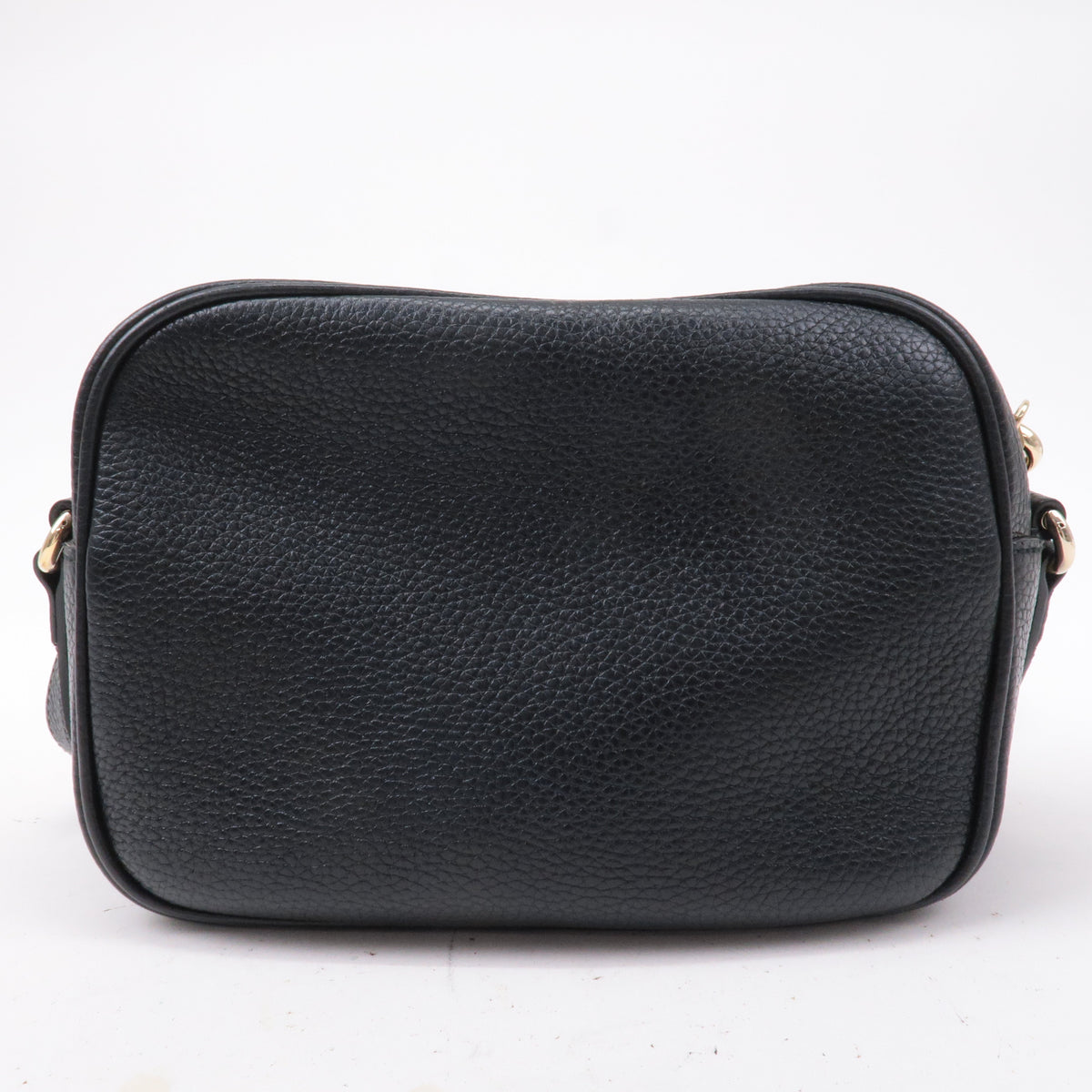 GUCCI SOHO Small Disco Leather Shoulder Bag Black 308364