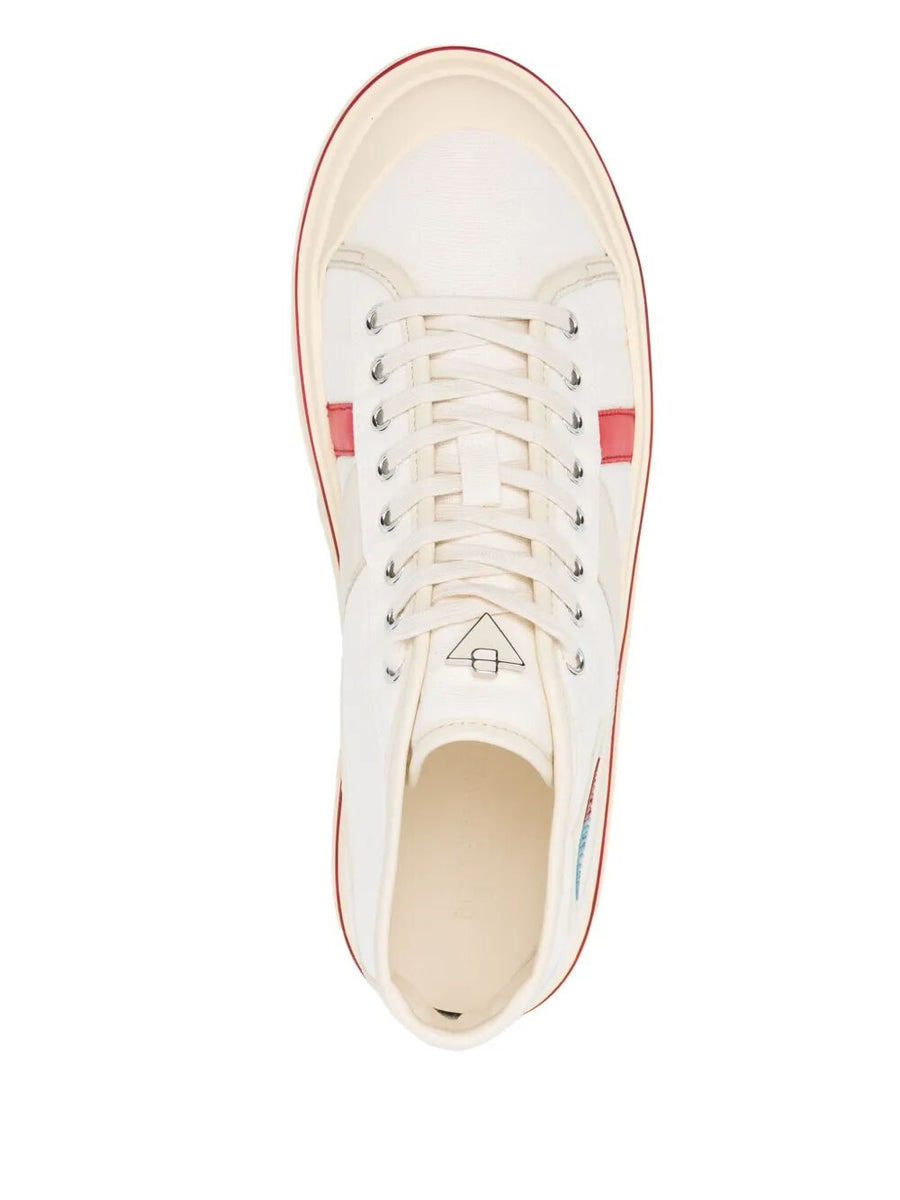 Bottega Veneta Men Eliot Mid-Top Canvas Sneakers