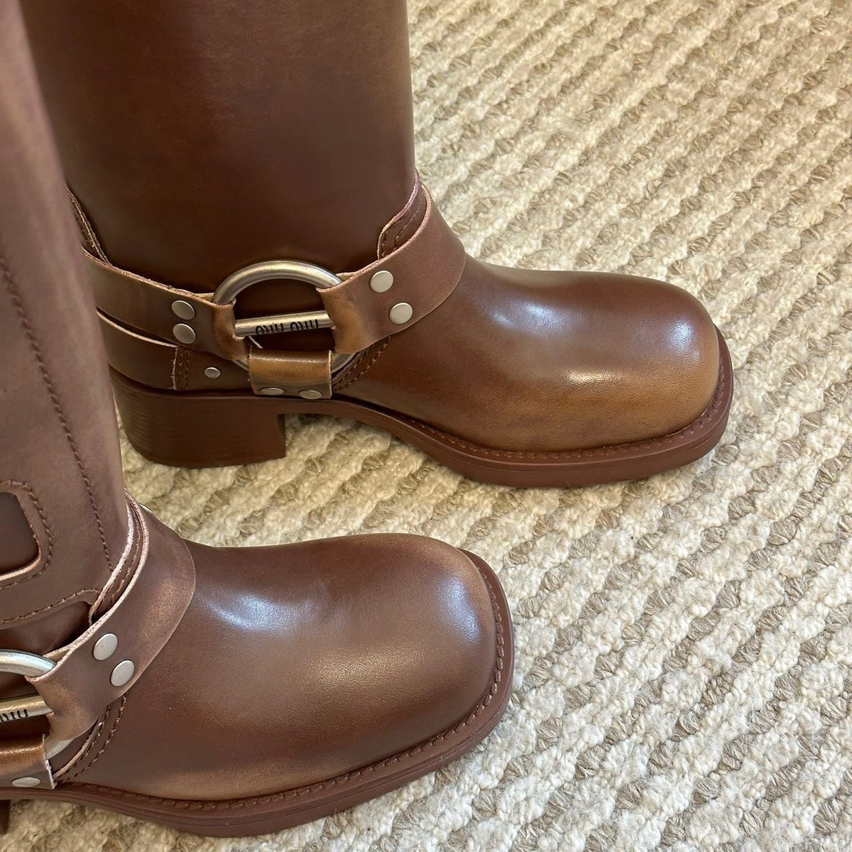 MIU M BOOTS