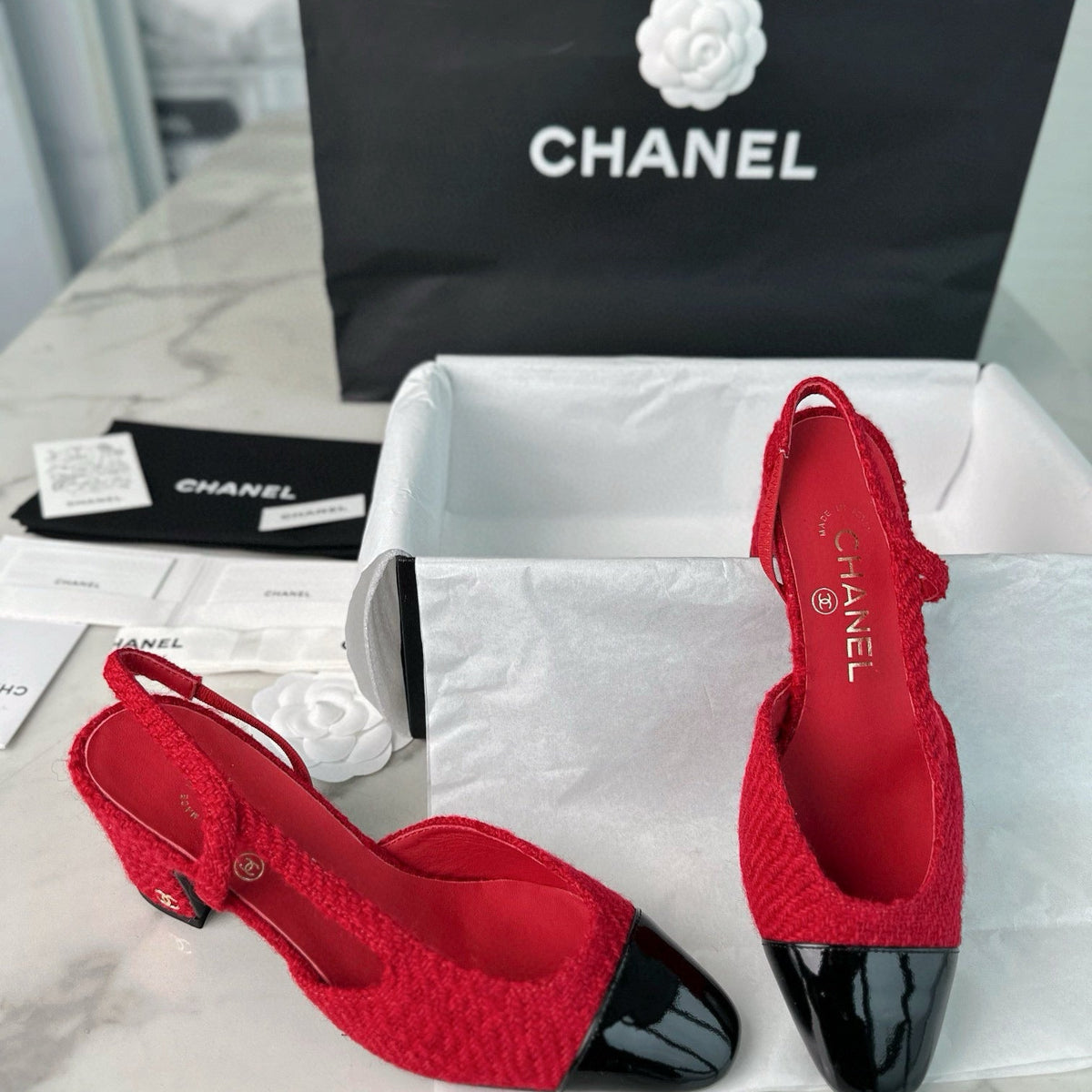 CC SLINGBACK HEELS