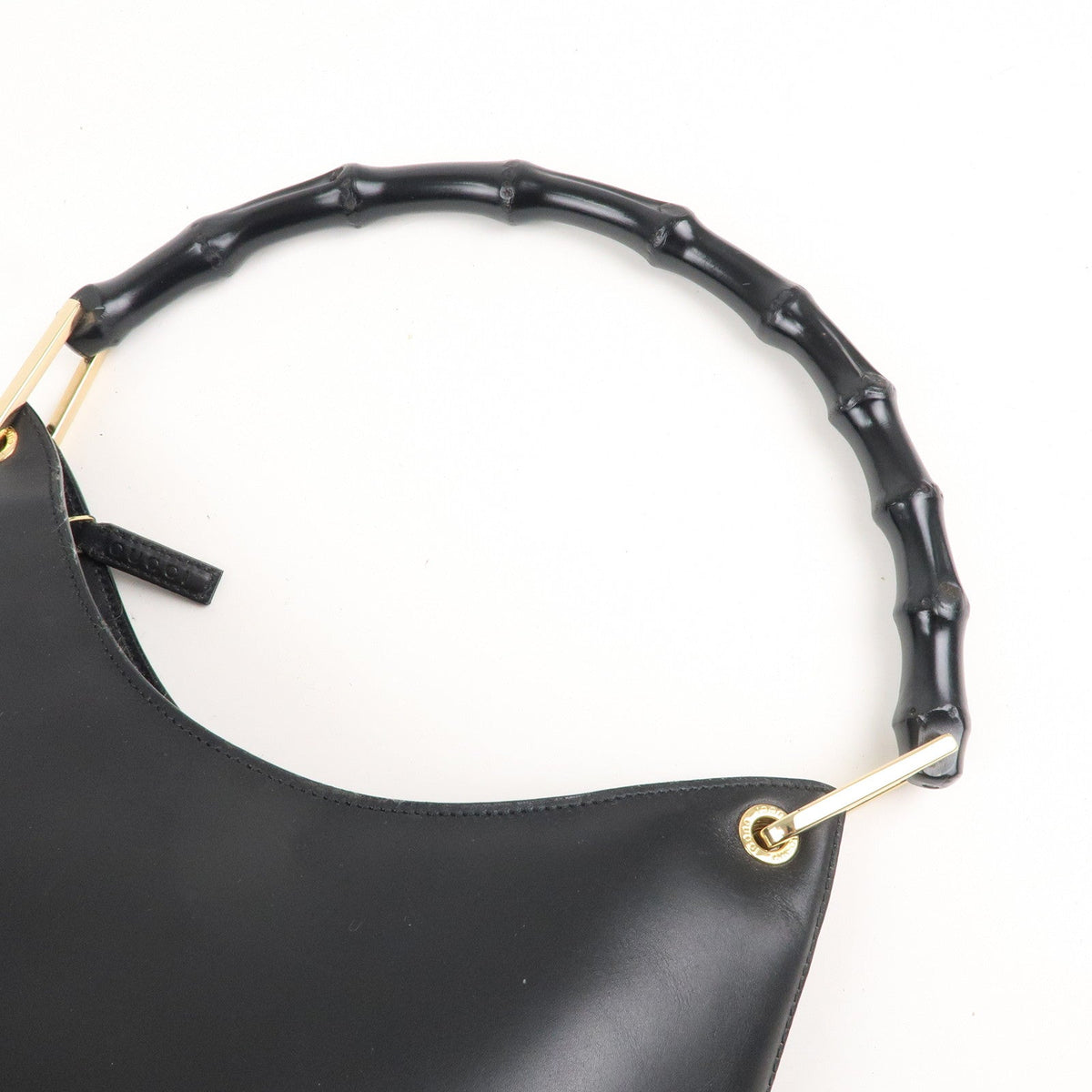 GUCCI Set of 2 Bamboo Leather Shoulder Bag 001.3006/001.1241.3007
