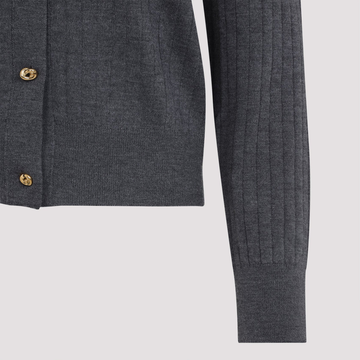 Bottega Veneta Wool Ribbed Cardigan Women