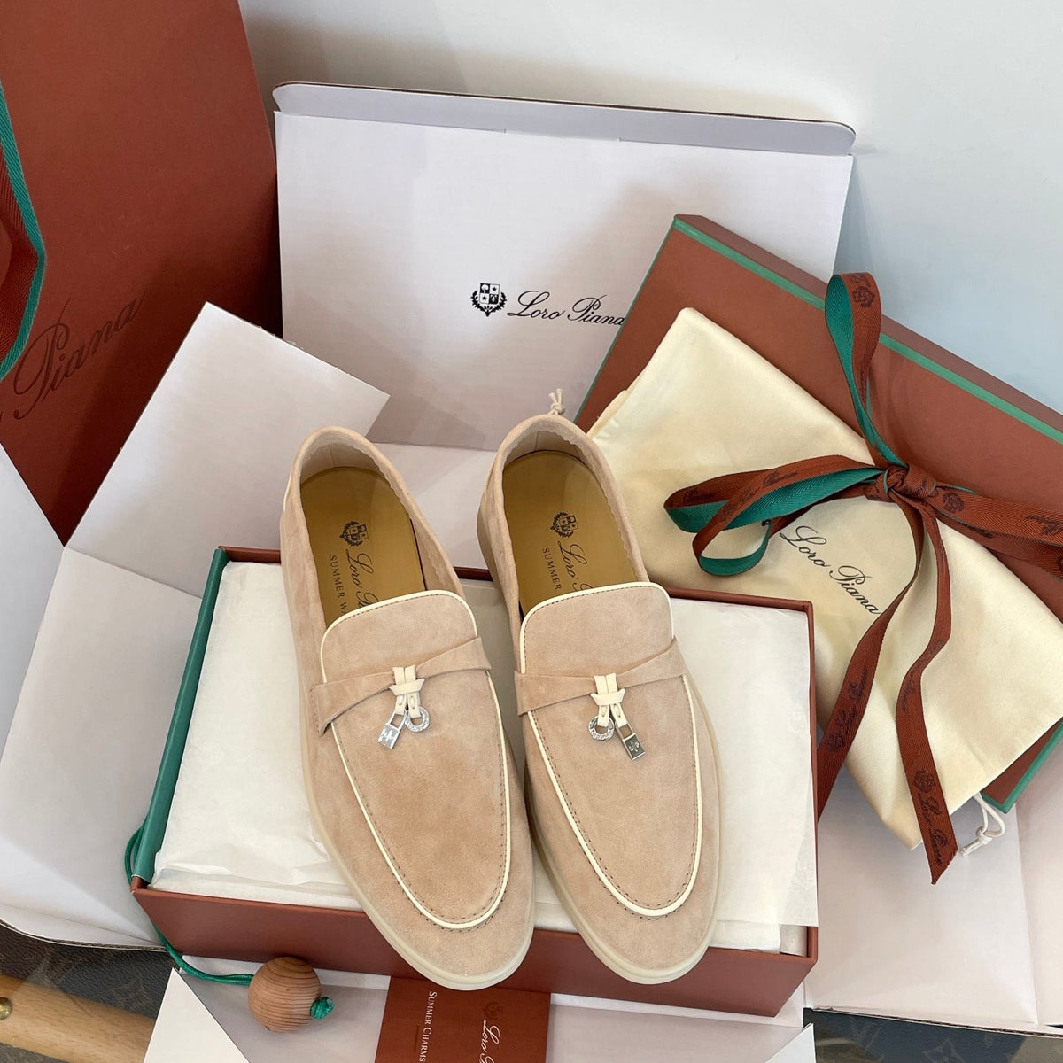 LORO P SUMMER CHARMS LOAFERS