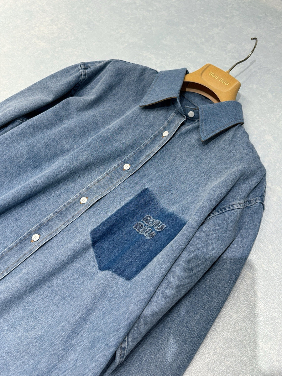 MIU M DENIM SHIRT