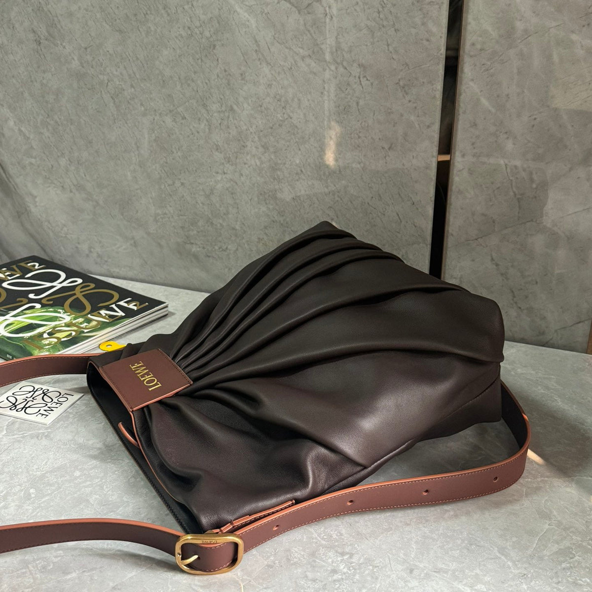 LOEW DRAPED TOTE BAG