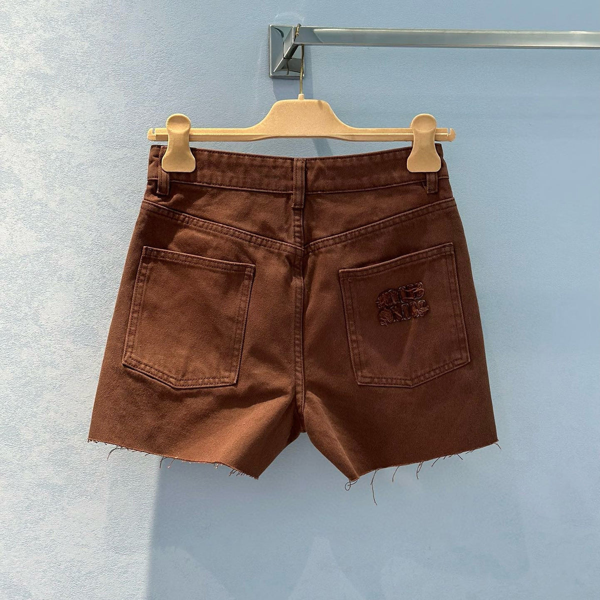 MIU M DENIM SHORTS