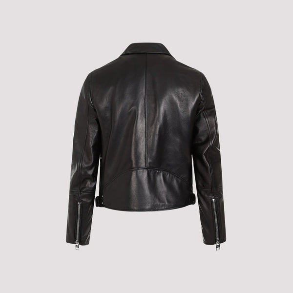 Alexander Mcqueen Leather Biker Jacket Men