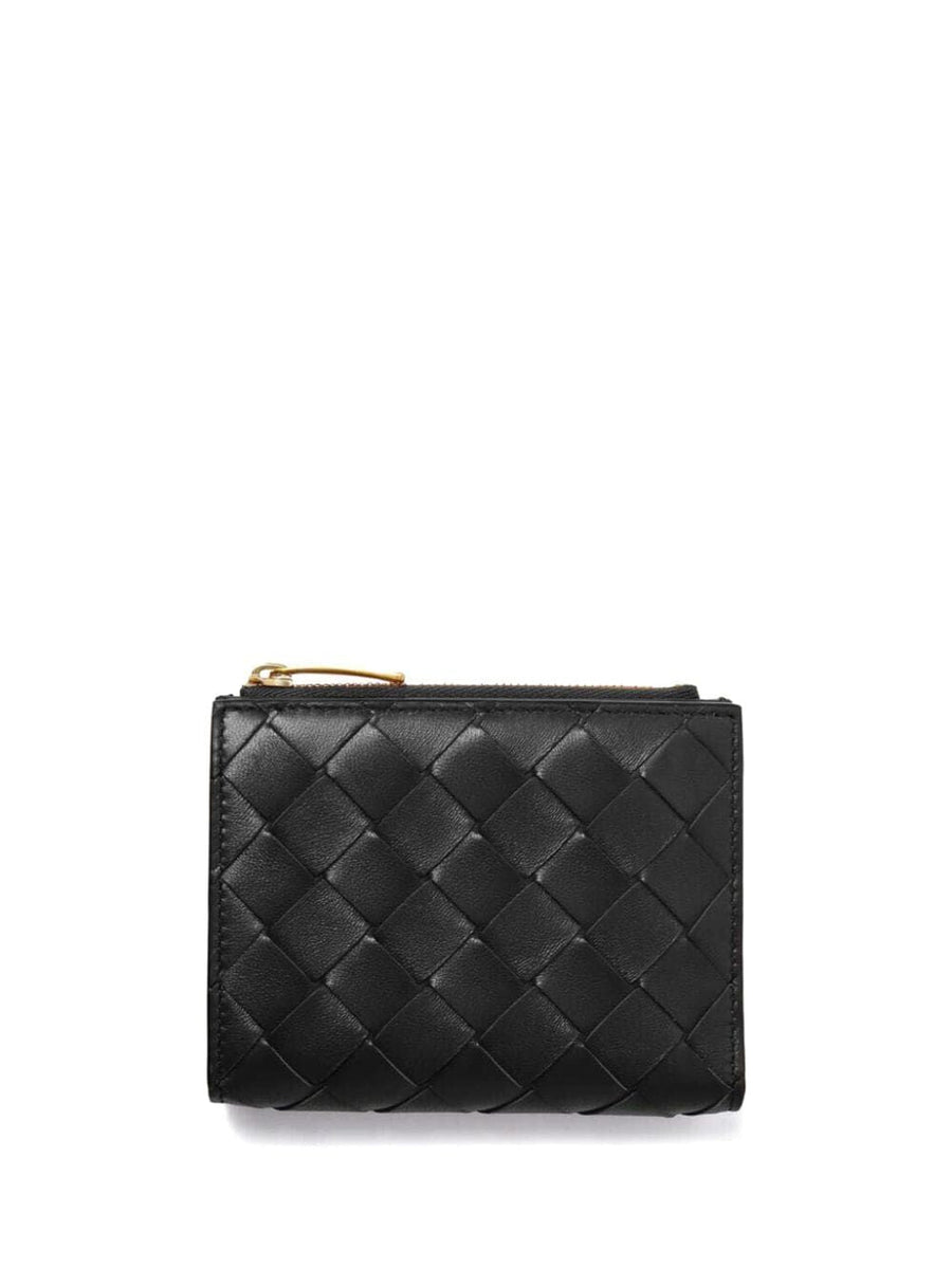 Bottega Veneta Women Portafoglio Bi-Fold Intrecciato Piccolo