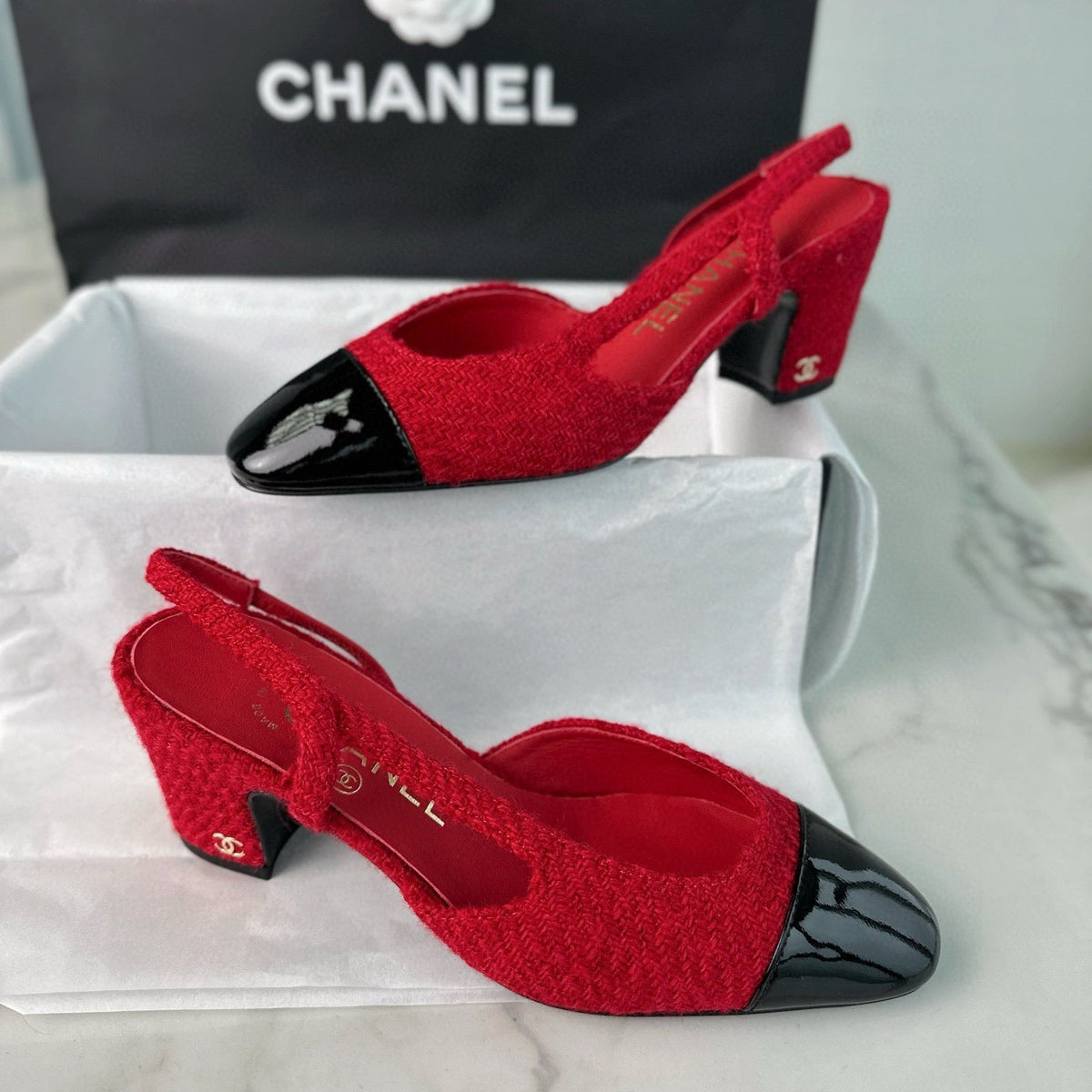CC SLINGBACK HEELS