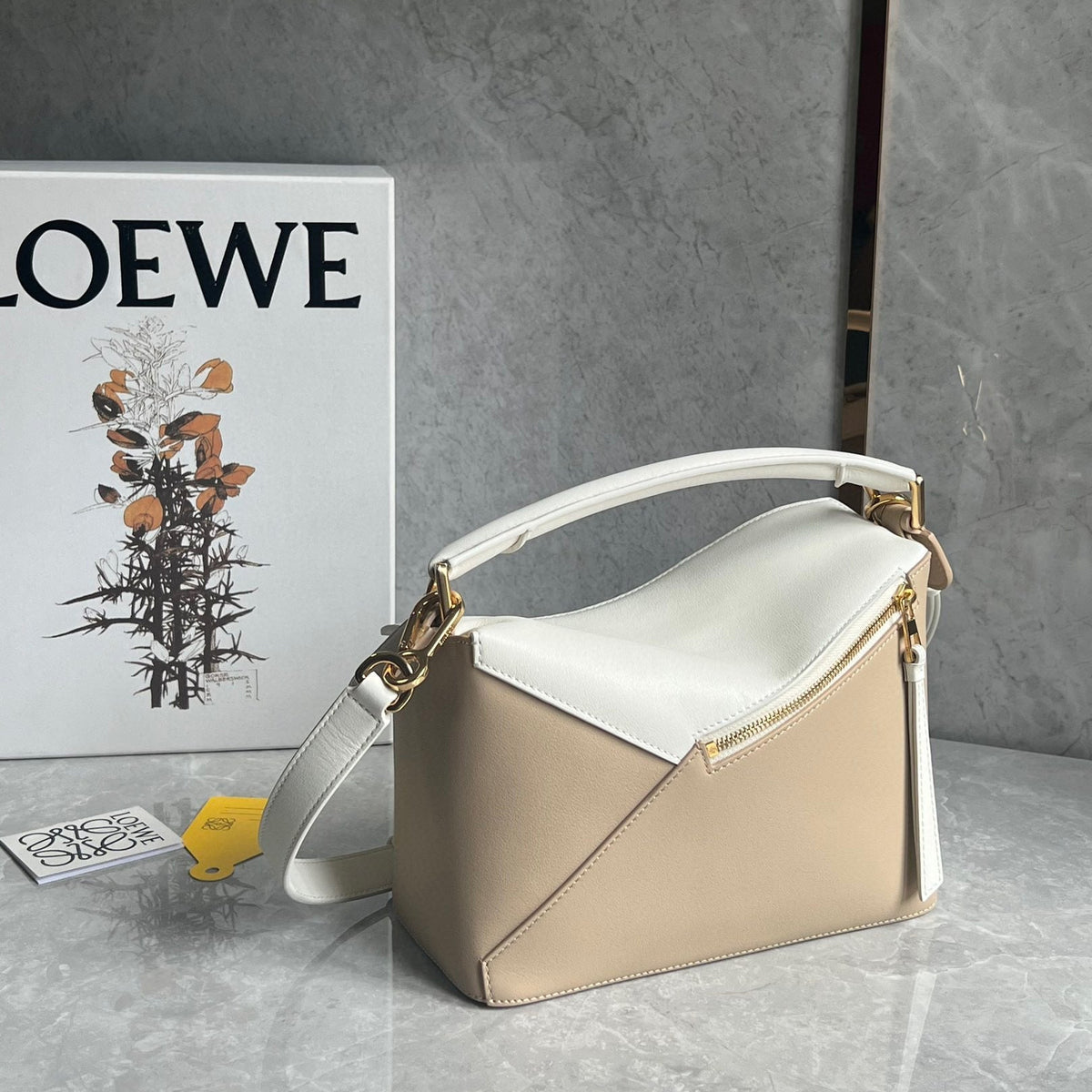 LOEW SMALL PUZZLE EDGE BAG