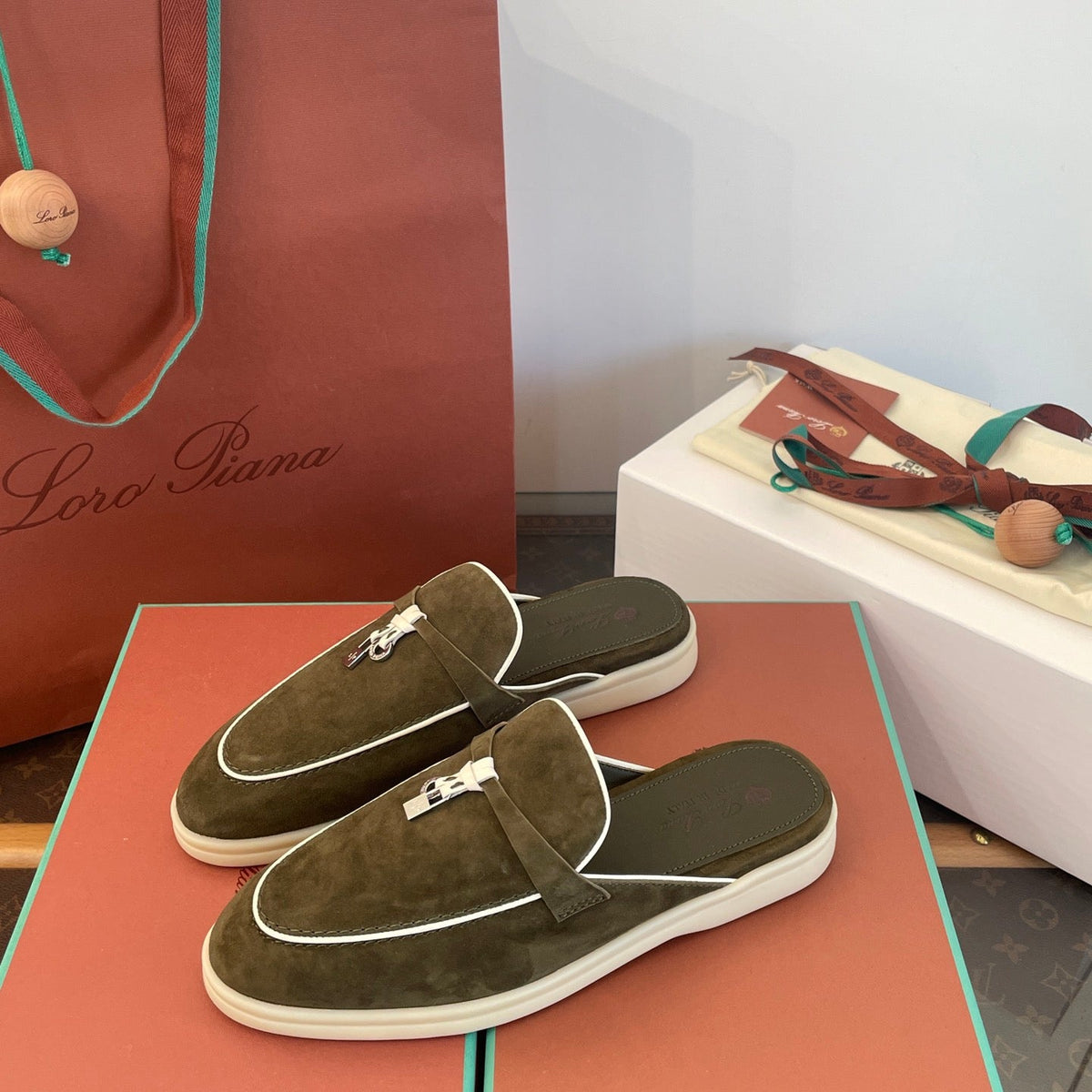 LORO P SUMMER CHARMS LOAFERS