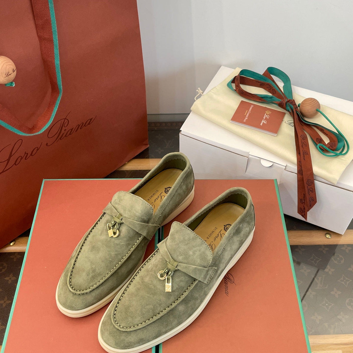 LORO P SUMMER CHARMS LOAFERS