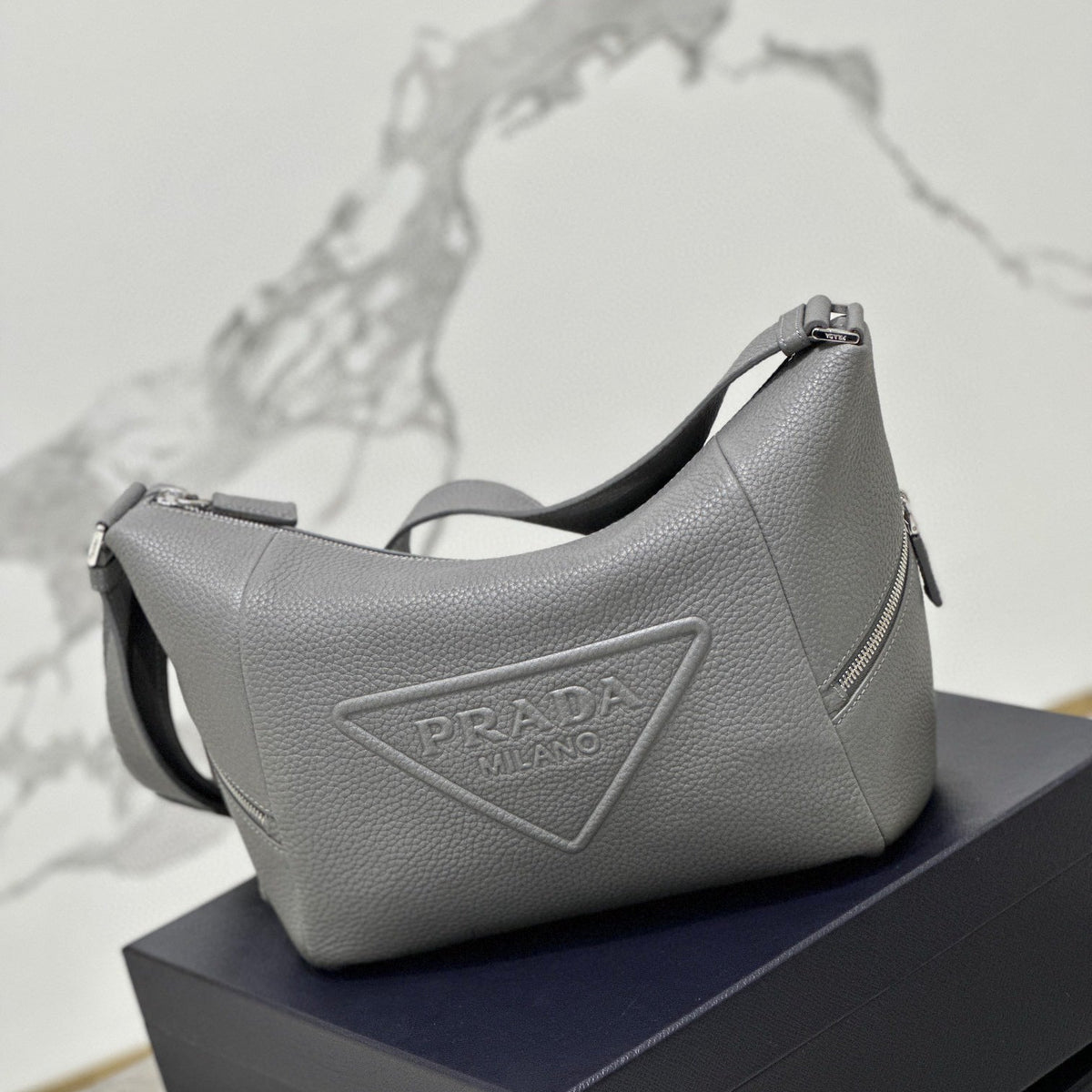 PD LEATHER BAG WITH SHOULDER STRAP