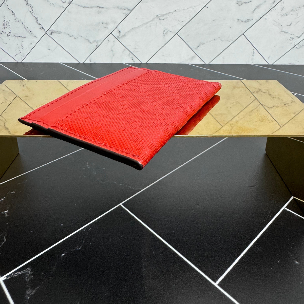 Gucci Dark Orange Diamante Card Holder