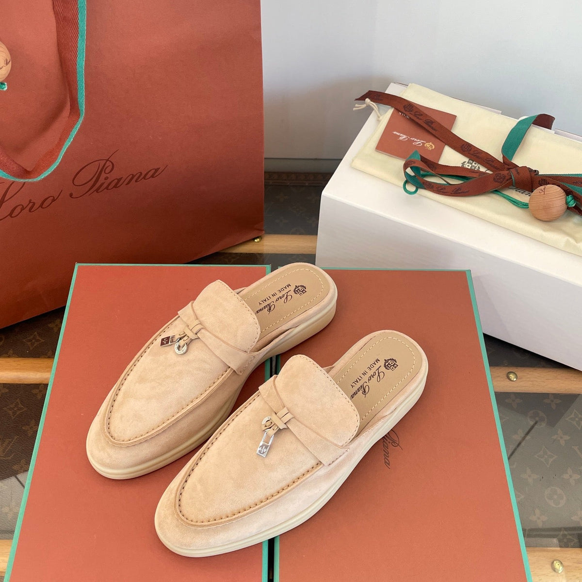 LORO P SUMMER CHARMS LOAFERS