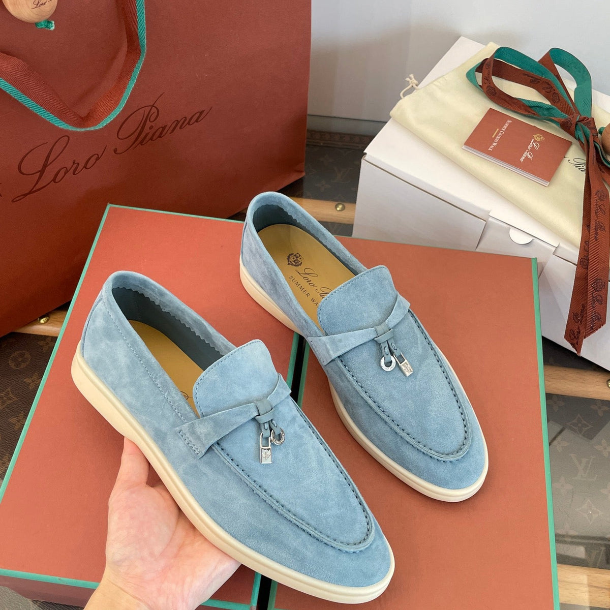 LORO P SUMMER CHARMS LOAFERS