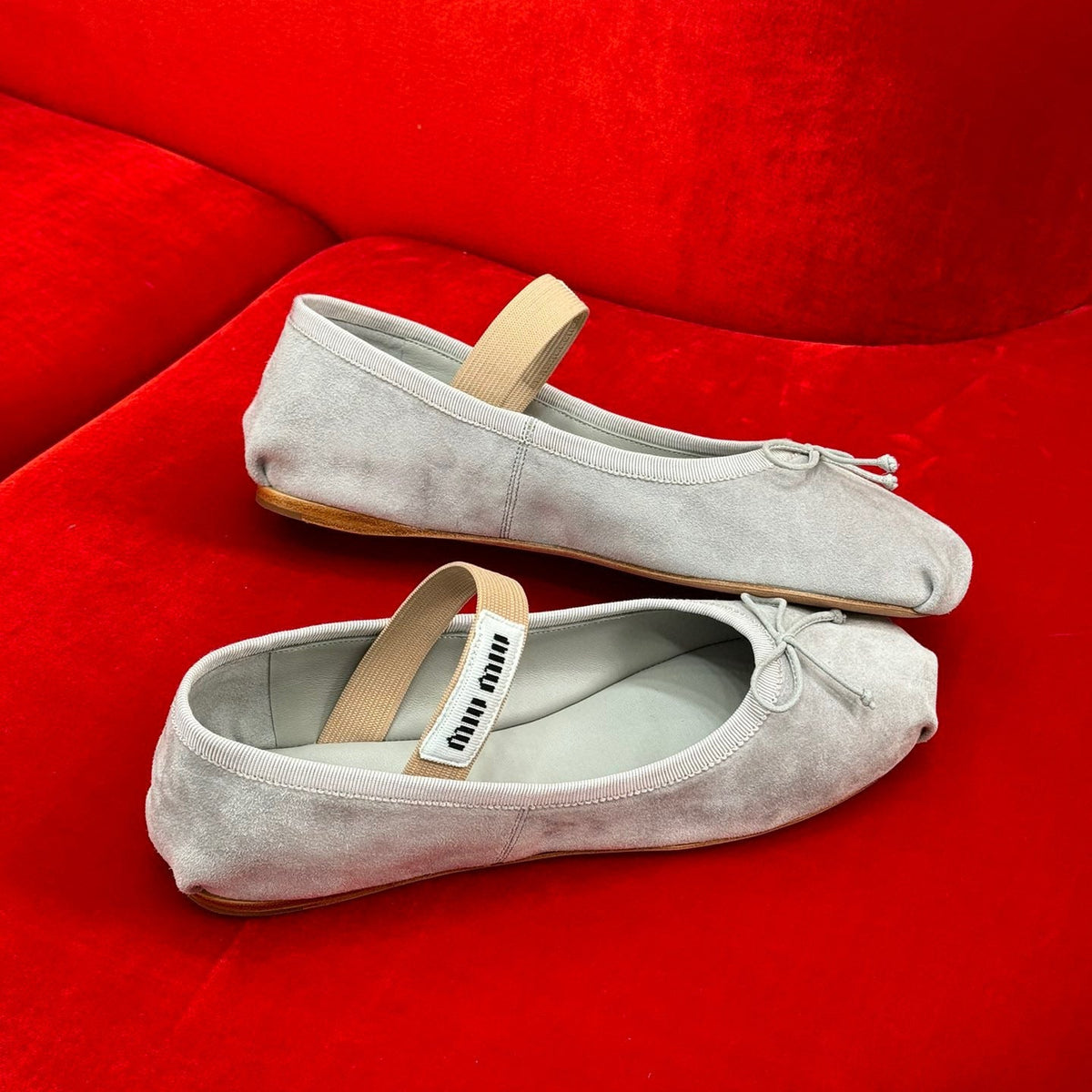 MIU M BALLERINA FLATS