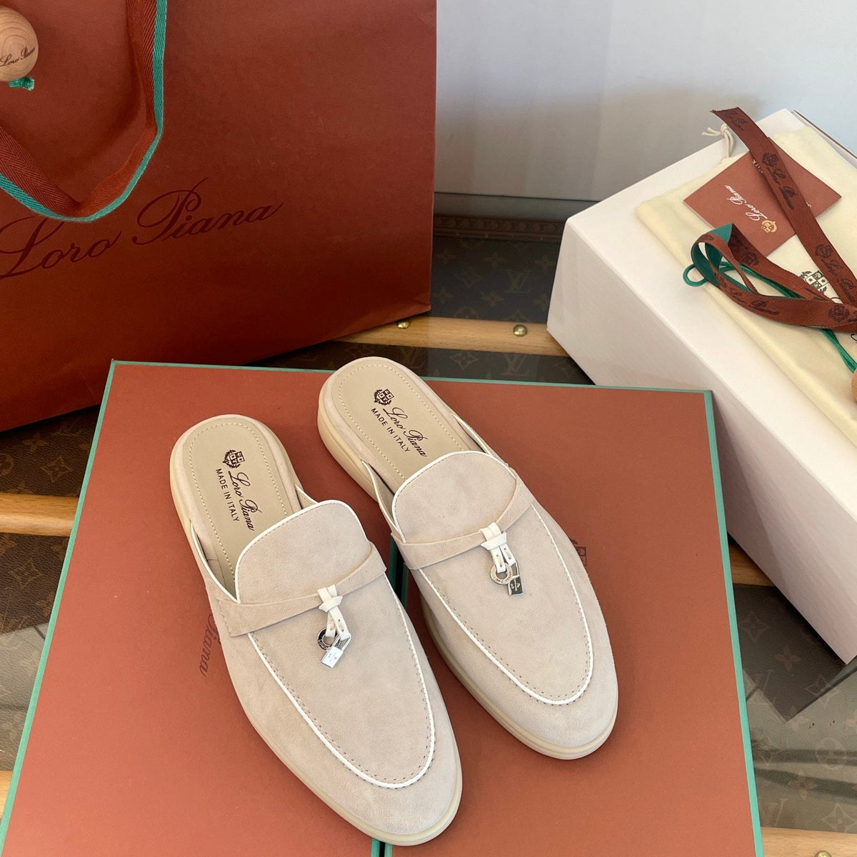 LORO P SUMMER CHARMS LOAFERS