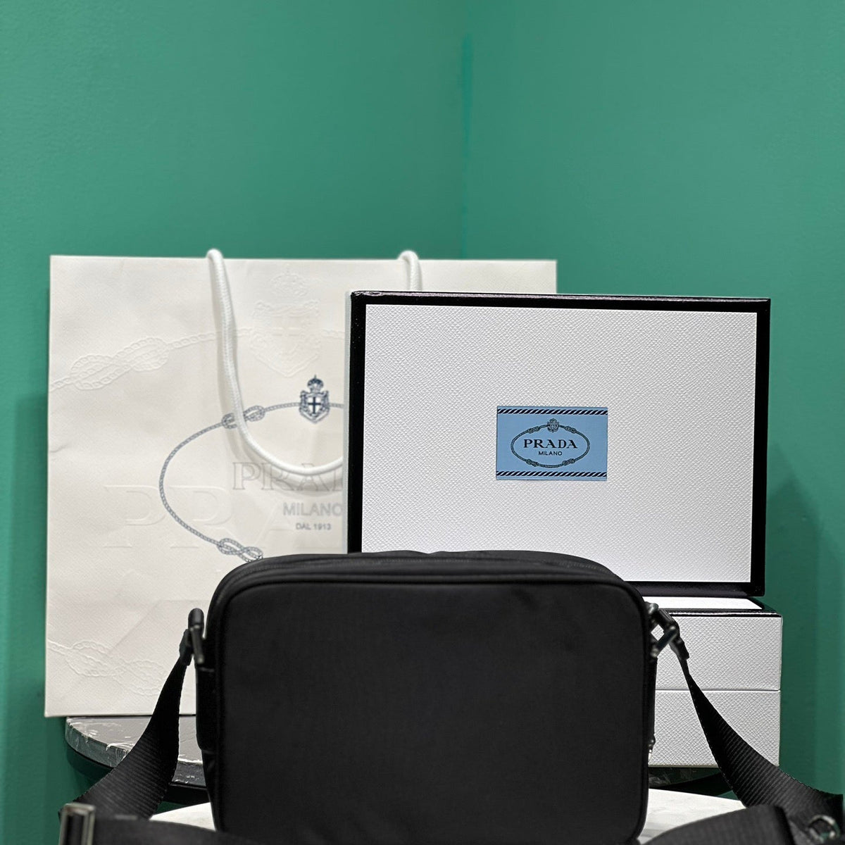 PD RE-NYLON SHOULDER BAG