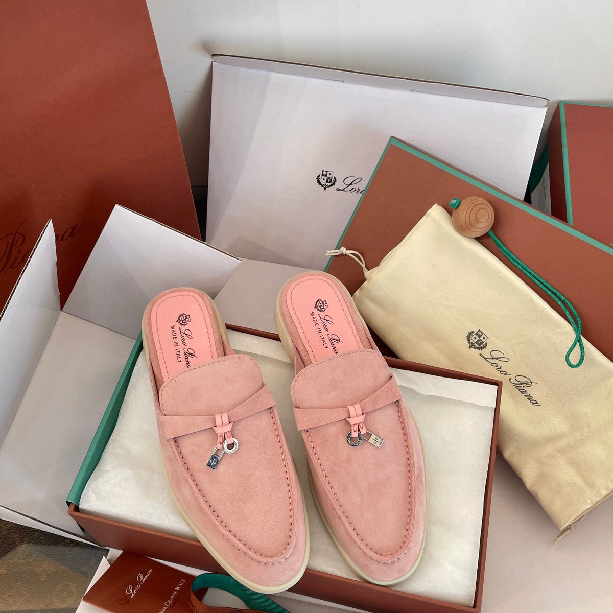 LORO P SUMMER CHARMS LOAFERS