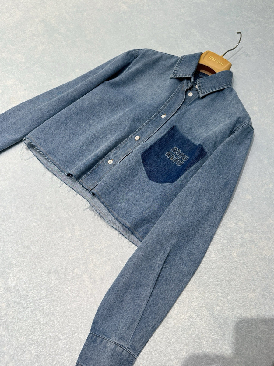 MIU M DENIM SHIRT