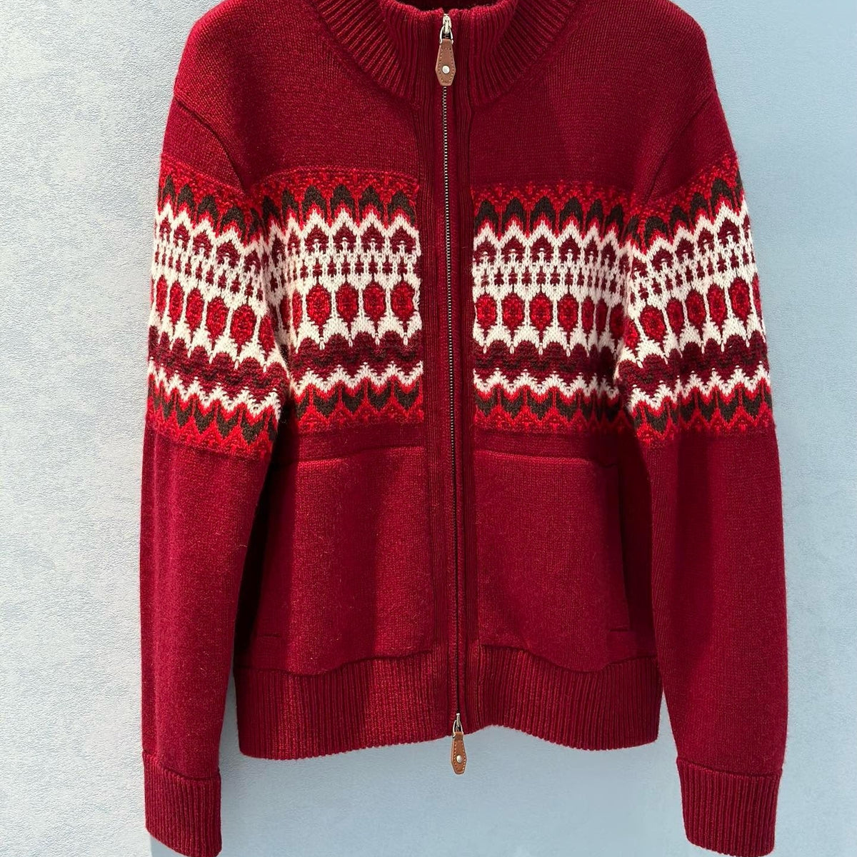 LORO P ZIP SWEATER