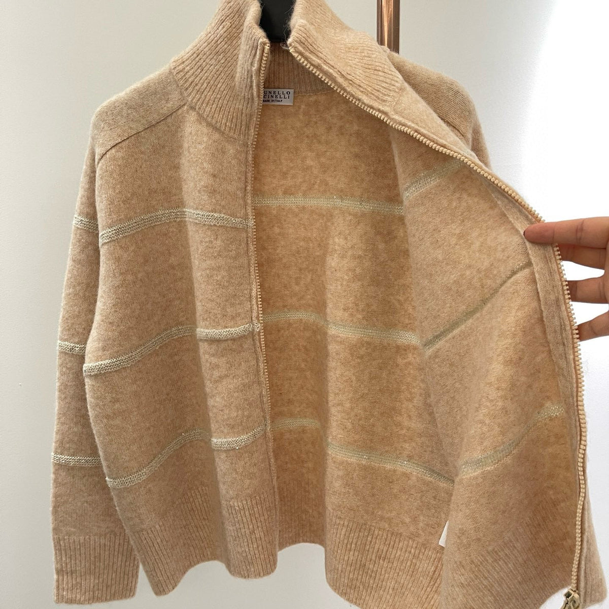 BRUNELLO C ZIP CARDIGAN