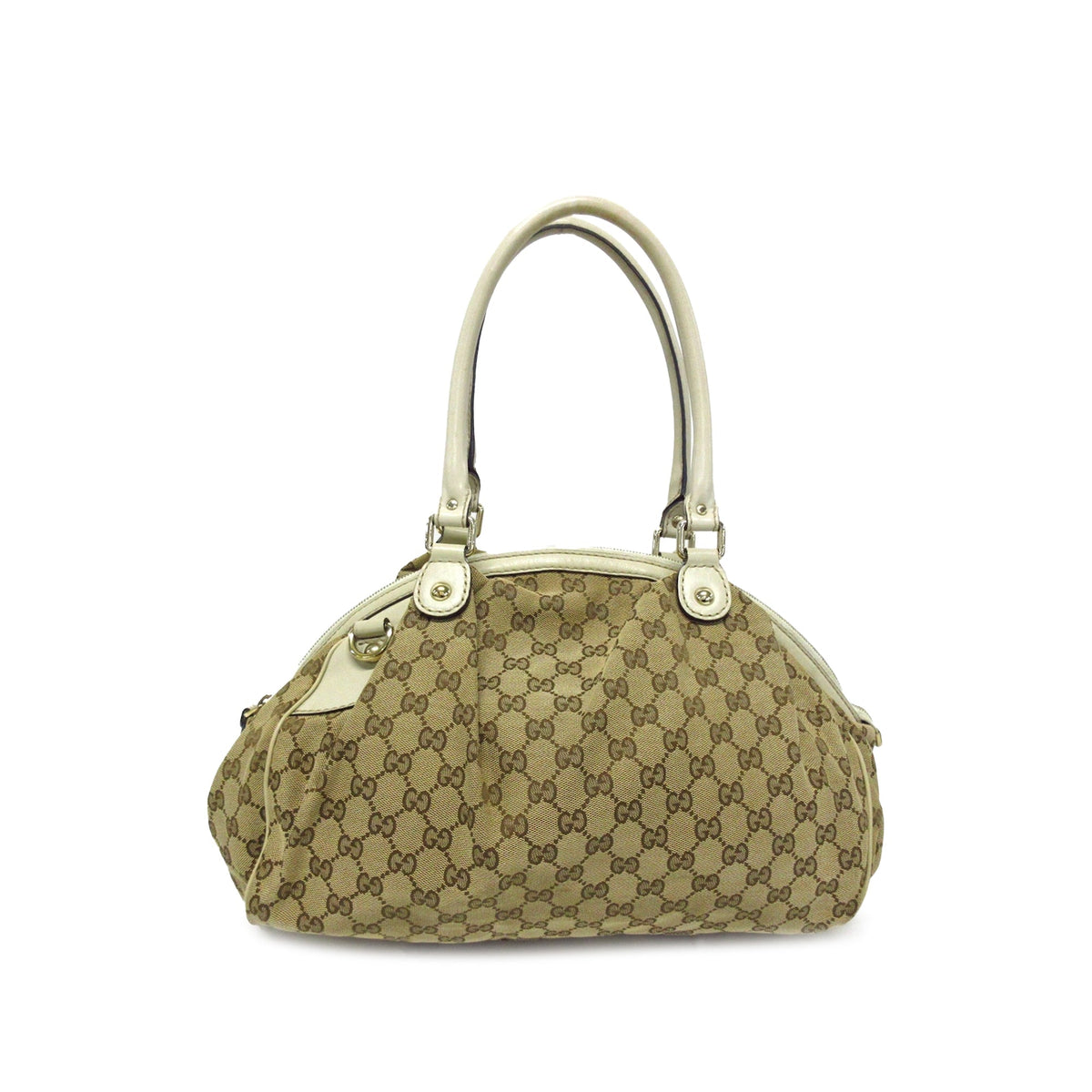 GUCCI GG Canvas Sukey Satchel