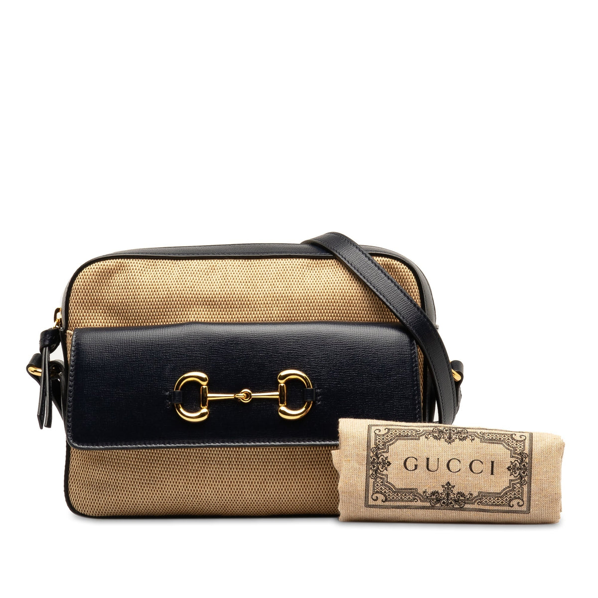 GUCCI Horsebit 1955 Flap Pocket Camera Bag