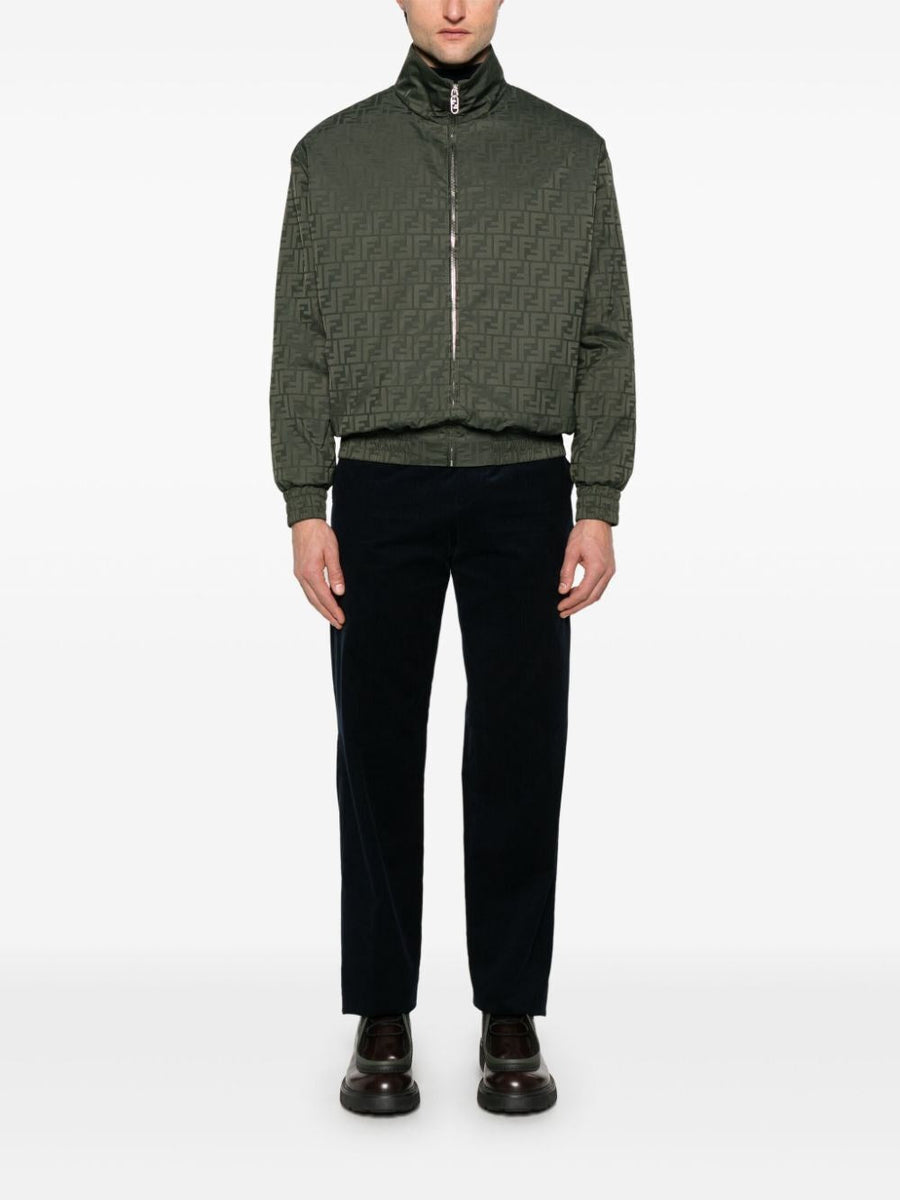 Fendi Men `Ff` Embossed Pants