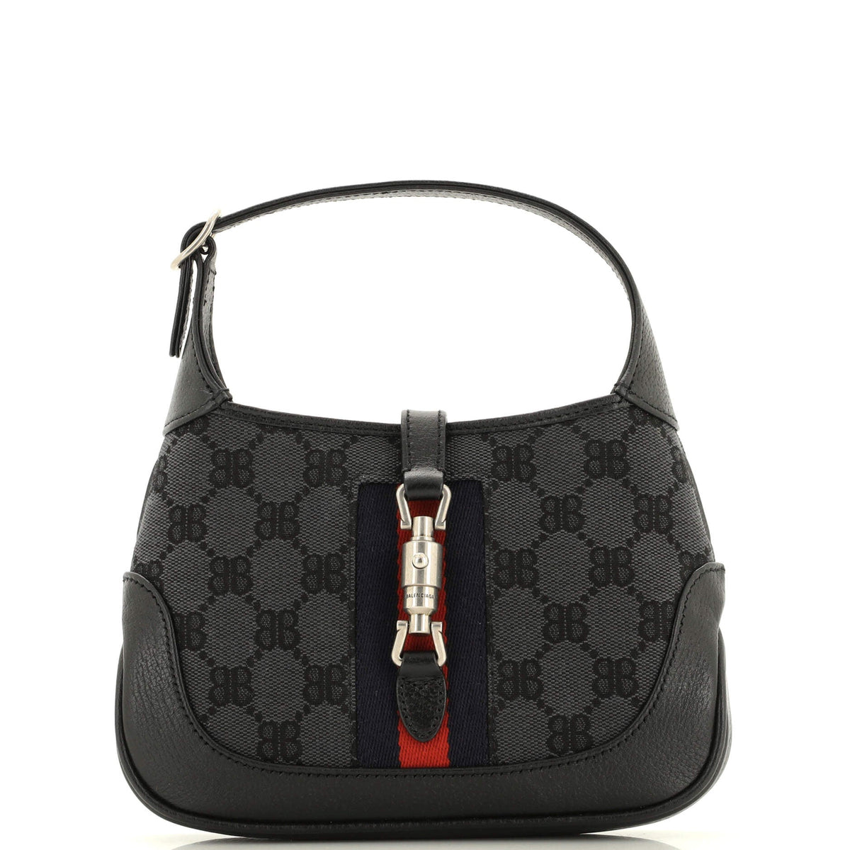 Balenciaga x Gucci The Hacker Project Jackie 1961 Hobo BB Canvas Mini