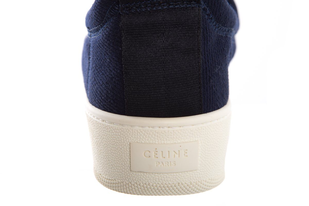 Céline Navy pull on Sneakers SZ 39