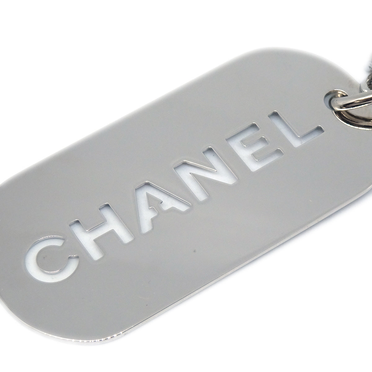 Top Quality Chanel 2005 Dog Tag Key Holder Bag Charm