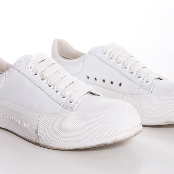 Alexander McQueen White Sneakers SZ 40